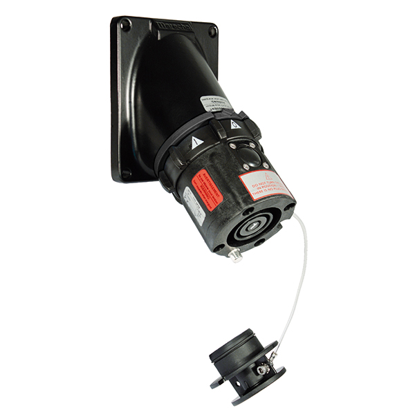 42-47001 - SPEX RECEPTACLE/ANGLE ADAPTER 45 DEGREE POLY BLACK SIZE S IP 65/66 L1 600A 600 VAC 60 Hz +2 AUX
